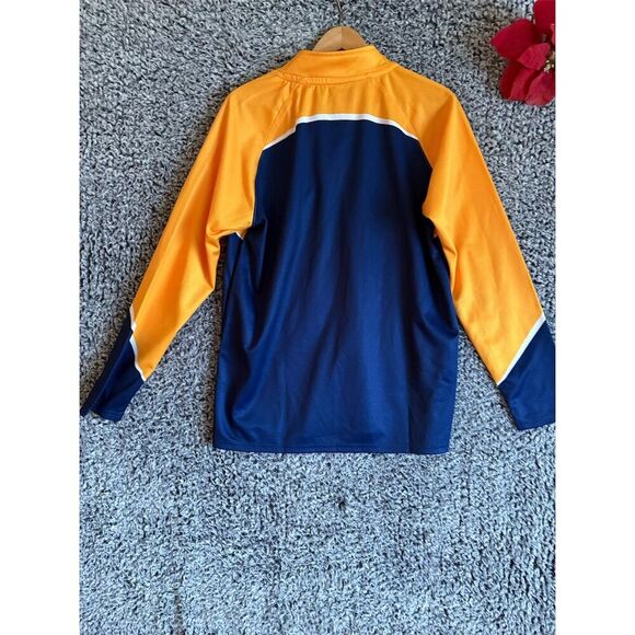 Holloway Men's XL Yellow 1/4 Zip Pullover Long Sleeve Athletic Top - Picture 6 of 6